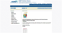 Desktop Screenshot of onlinestore.ismp.org